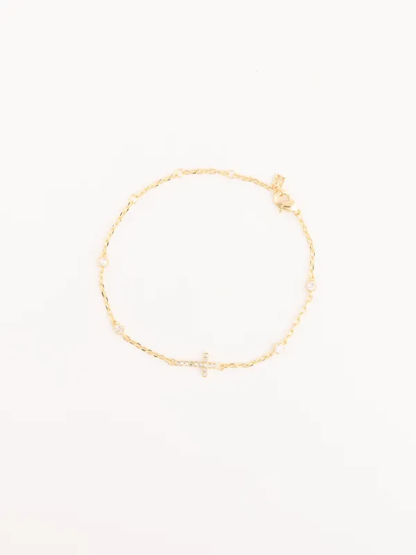 Clara Cross Bracelet sold by Michelle McDowell