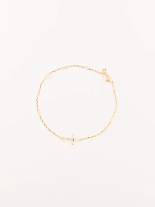 Phoebe Cross Bracelet sold by Michelle McDowell
