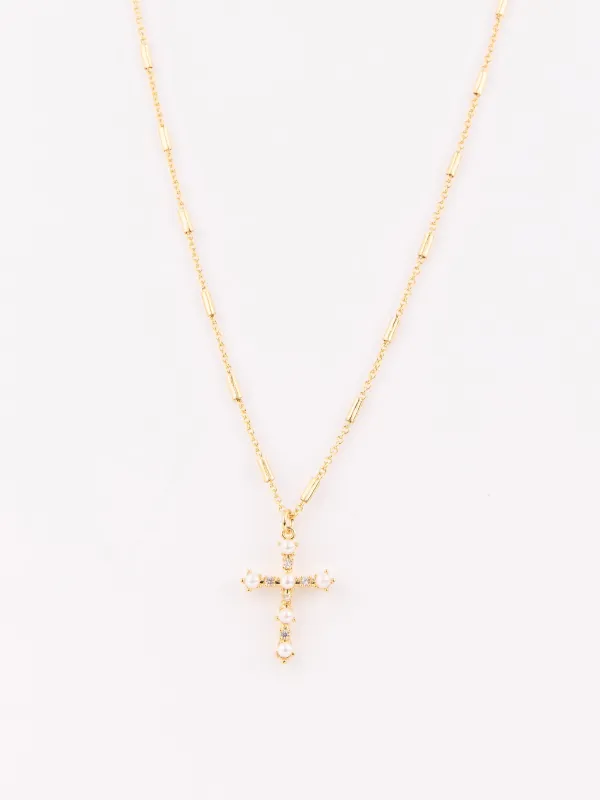 Fauna Cross Necklace sold by Michelle McDowell