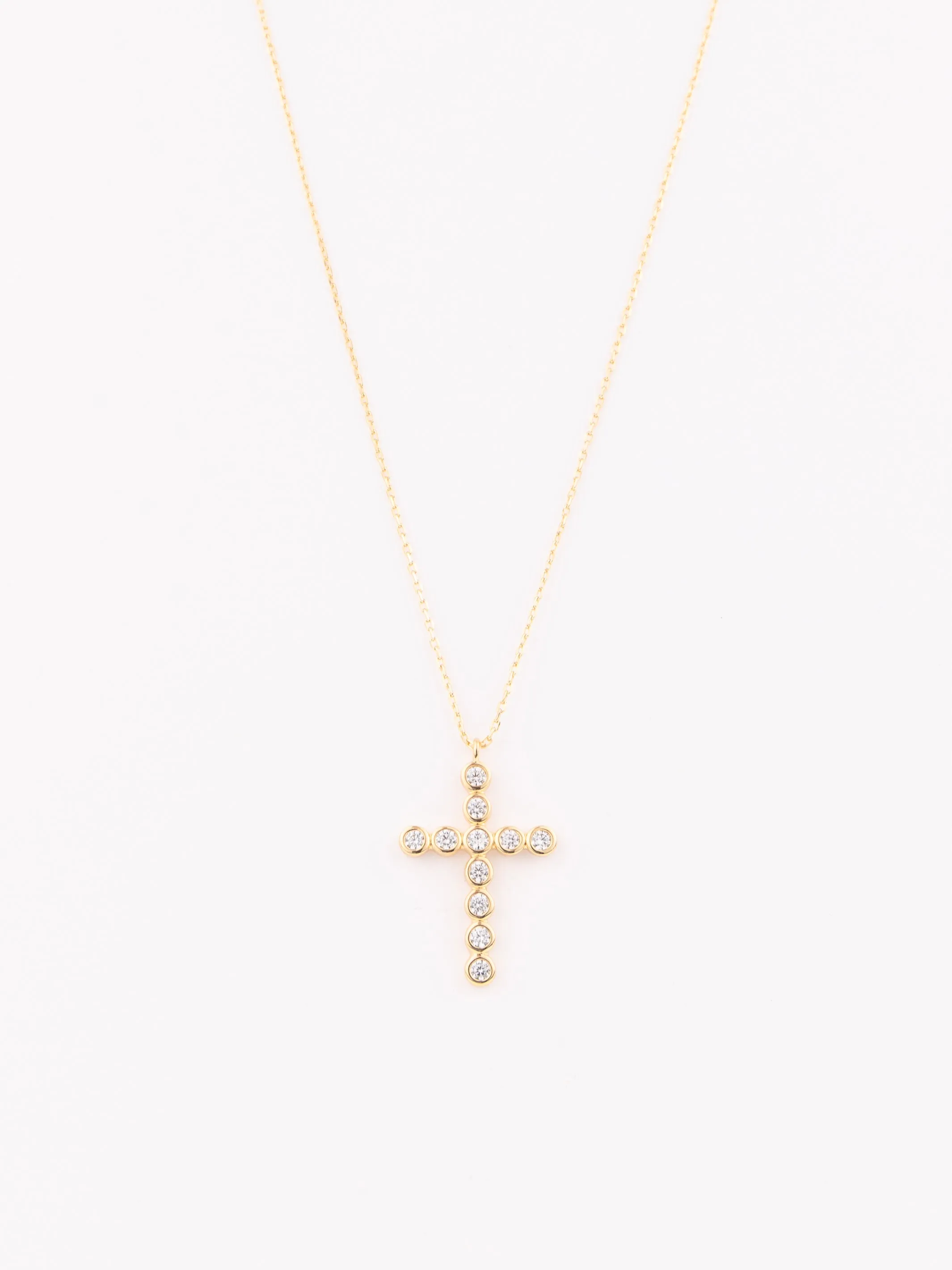 Delphine Cross Necklace sold by Michelle McDowell