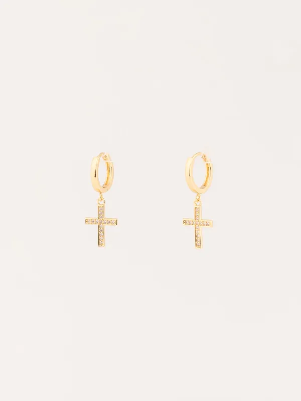 Dalia Cross Earrings sold by Michelle McDowell