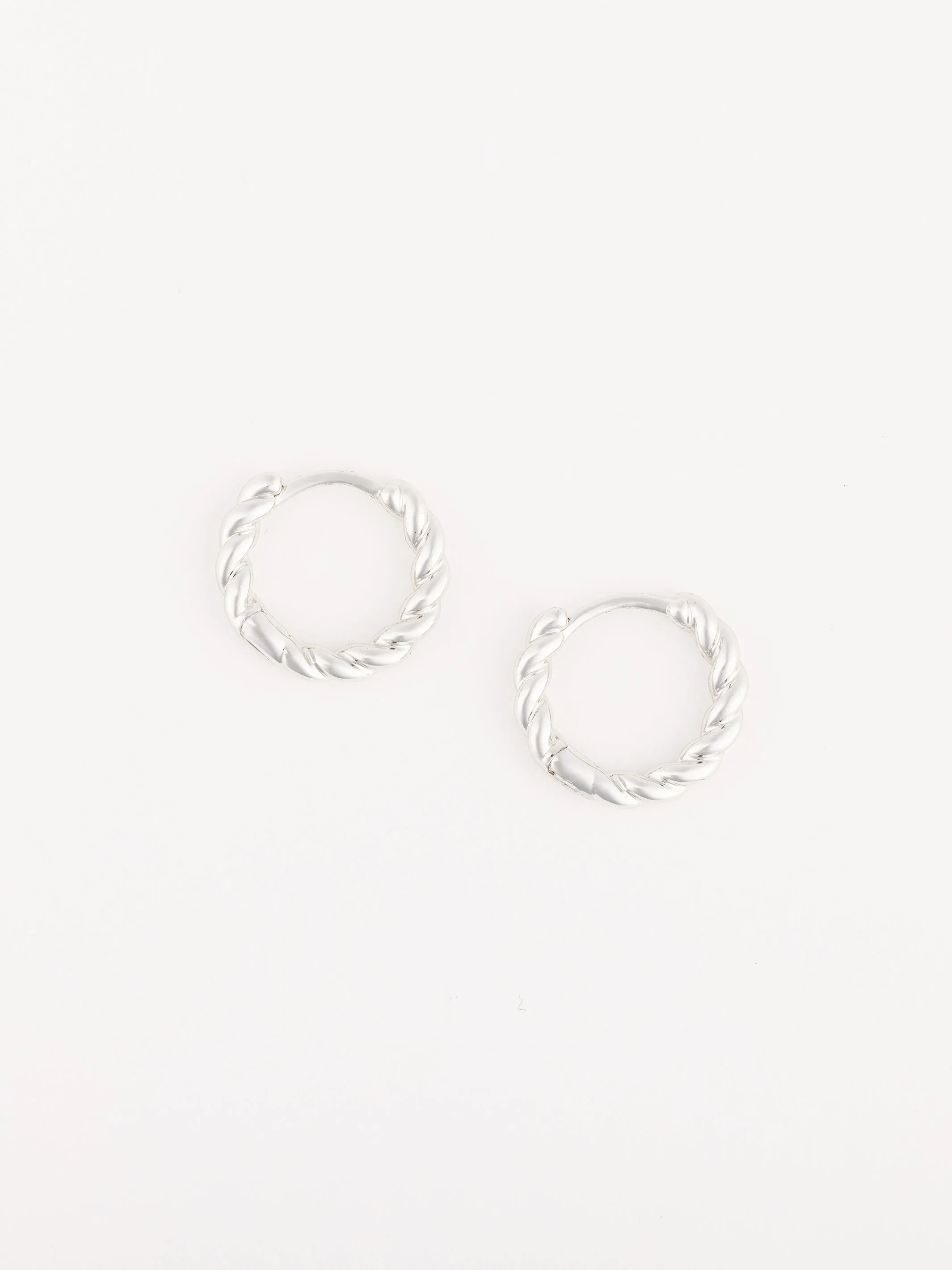 Brandi Huggie Earrings | Silver sold by Michelle McDowell