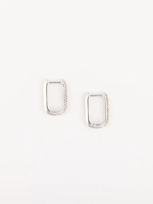 Patsy Huggie Earrings | Silver sold by Michelle McDowell