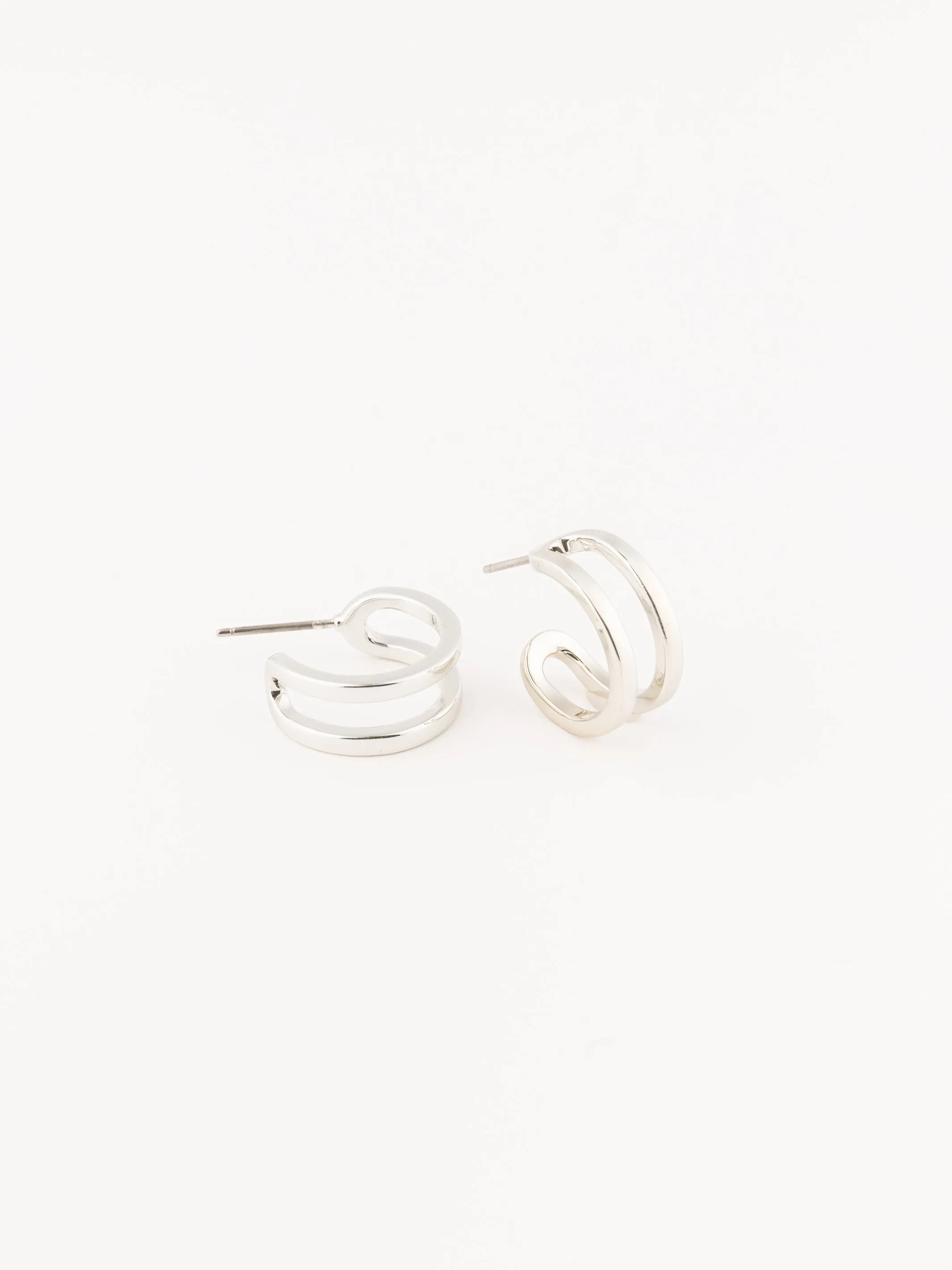 Raelynn Hoop Earrings | Silver sold by Michelle McDowell