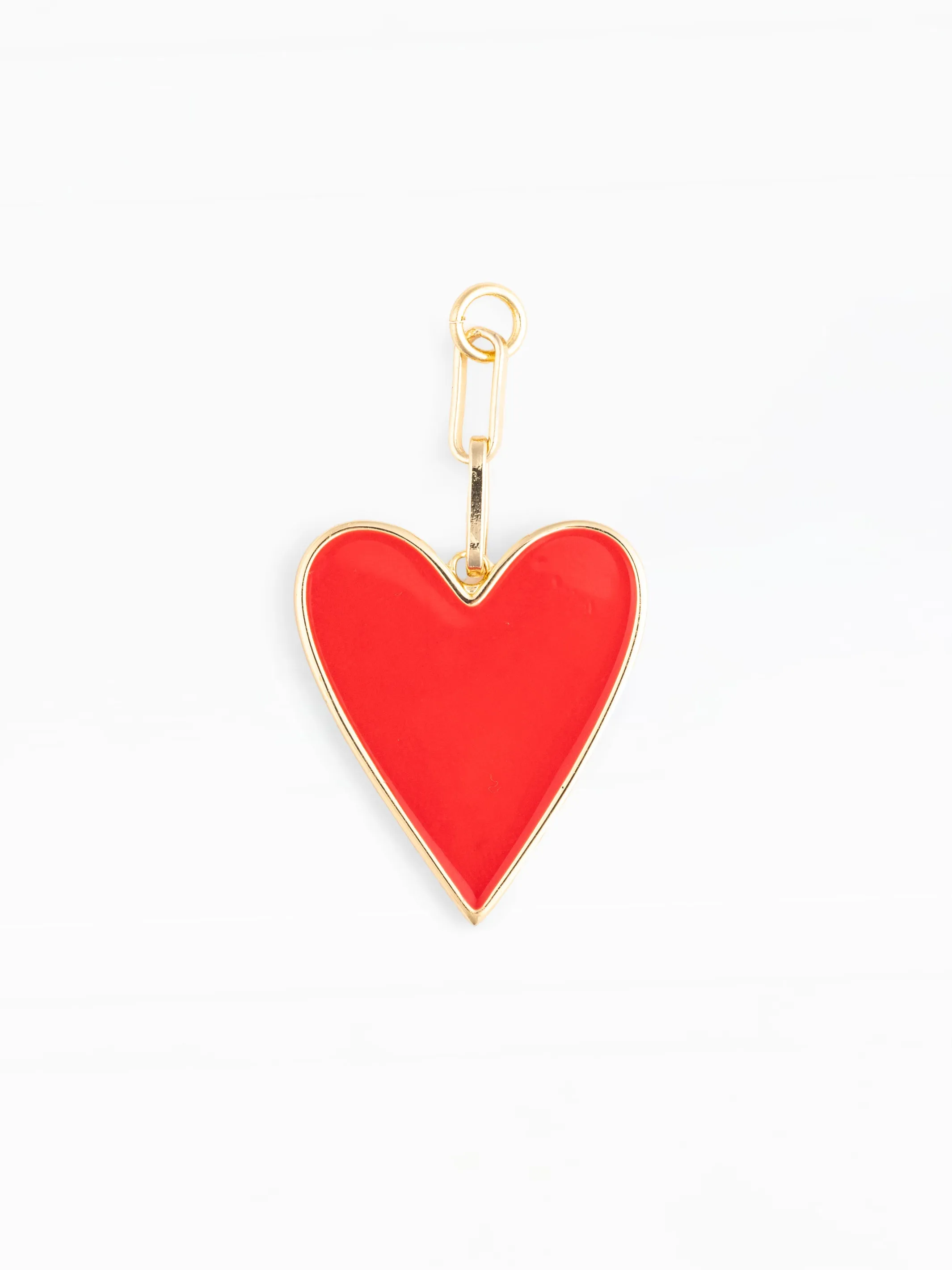 Bag Charm | Enamel Heart Red sold by Michelle McDowell
