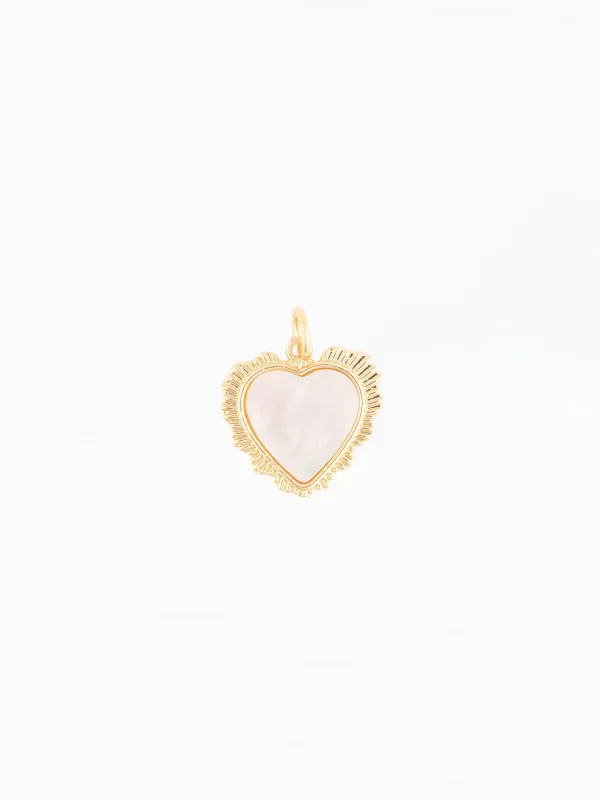 Thea Charm | Pearl Heart sold by Michelle McDowell