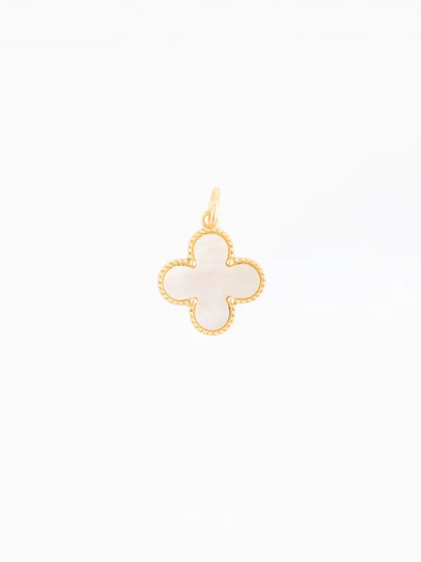 Thea Charm | Pearl Quatrefoil made by Michelle McDowell