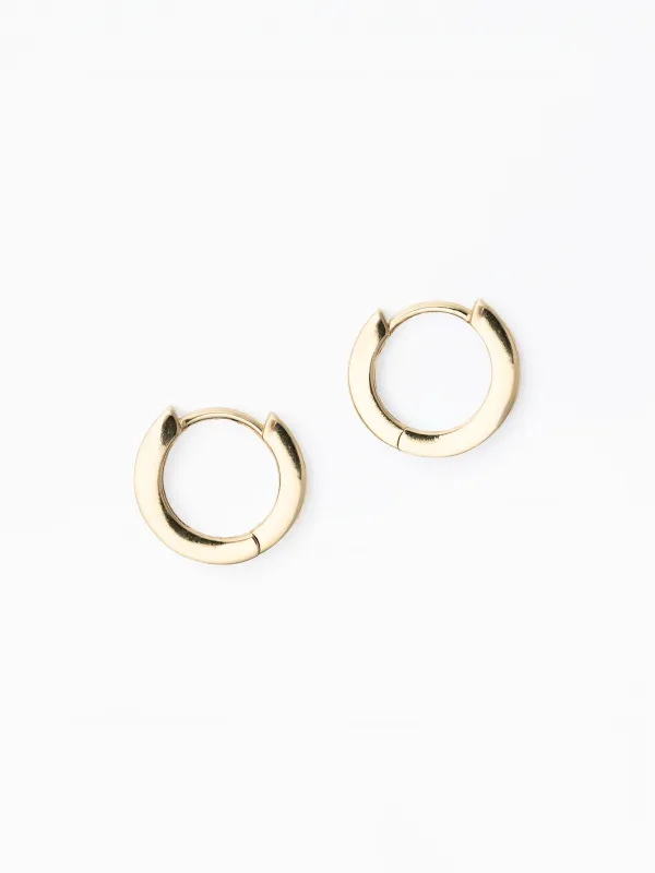 Karis Huggie Earrings made by Michelle McDowell