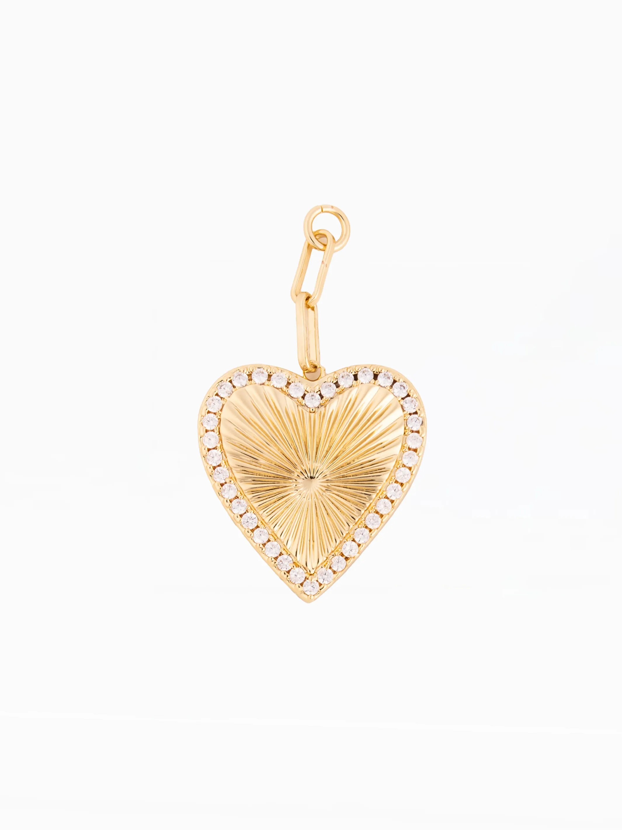 Bag Charm | Pave Heart sold by Michelle McDowell