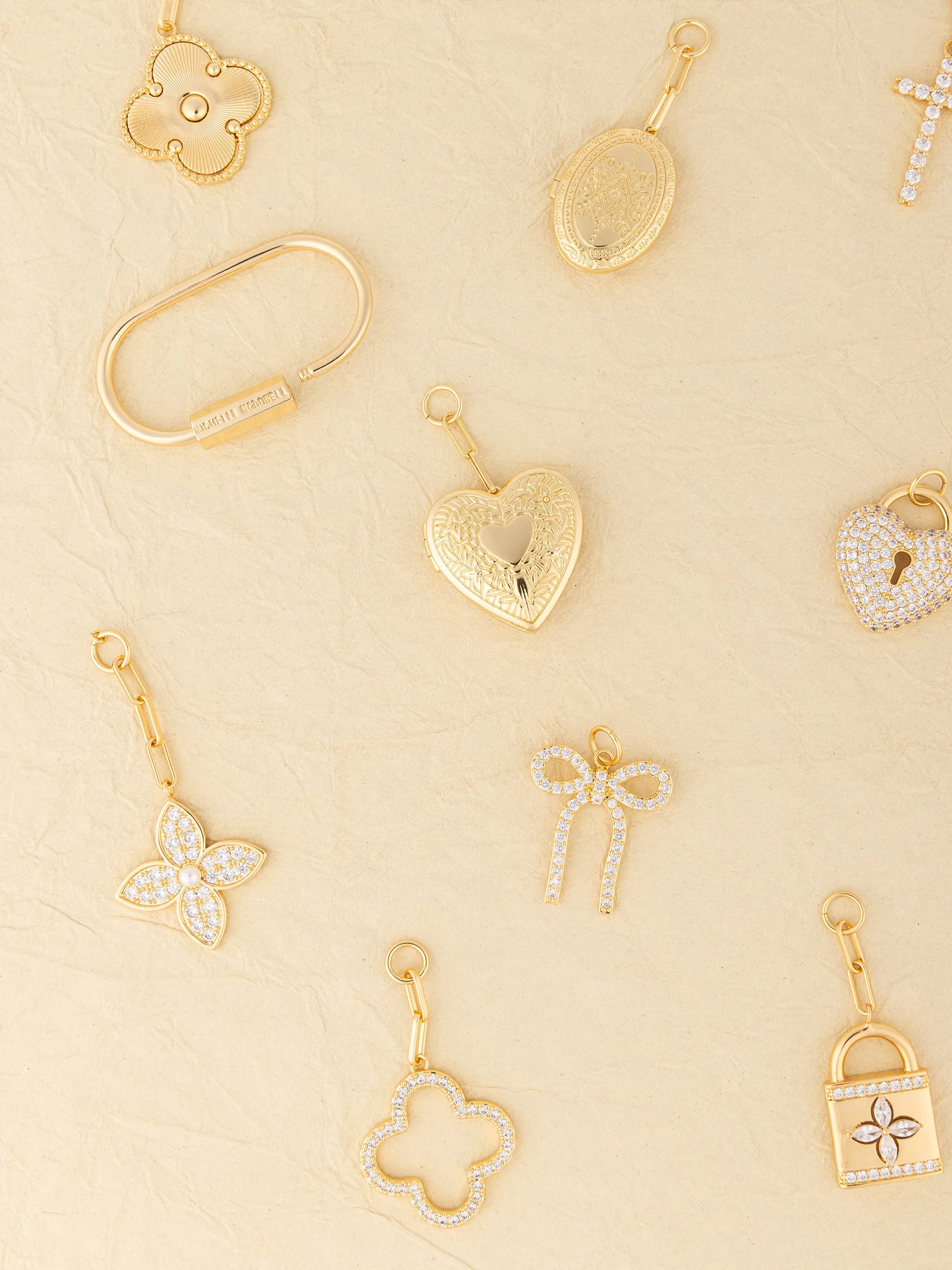 Bag Charm | Gold Quatrefoil sold by Michelle McDowell product image thumbnail 2