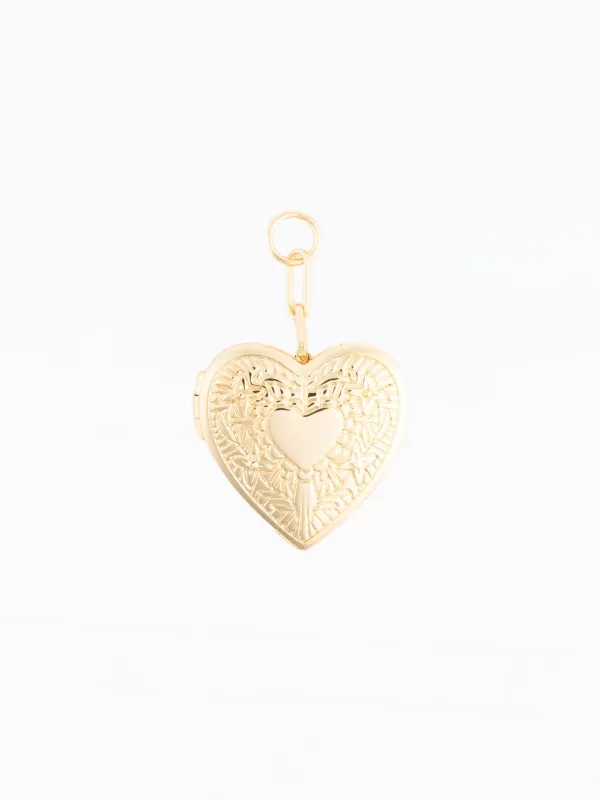 Bag Charm | Heart Locket made by Michelle McDowell