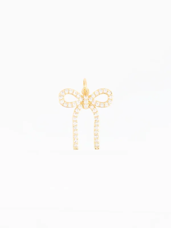 Bag Charm | Pave Bow made by Michelle McDowell