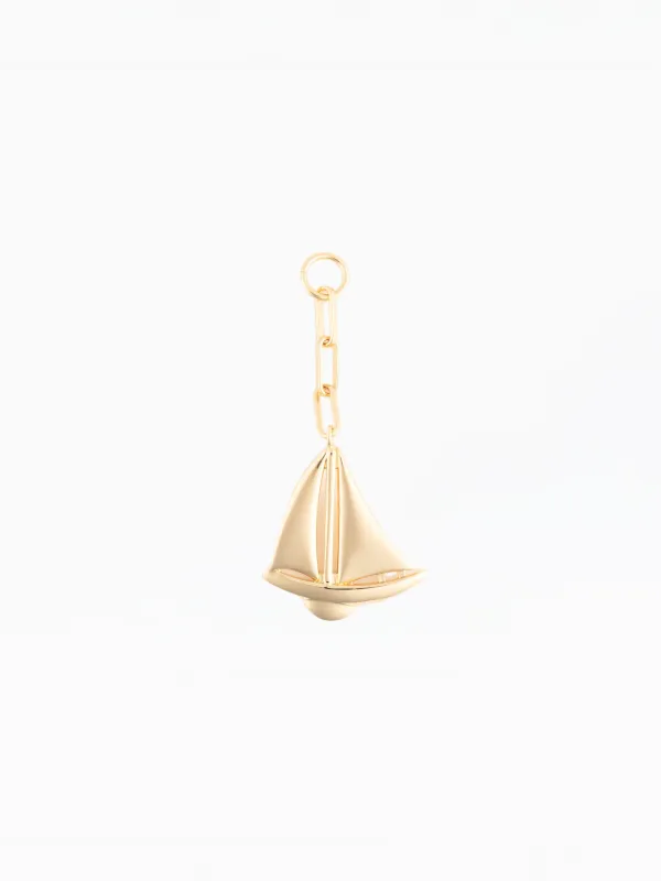 Bag Charm | Sailboat made by Michelle McDowell