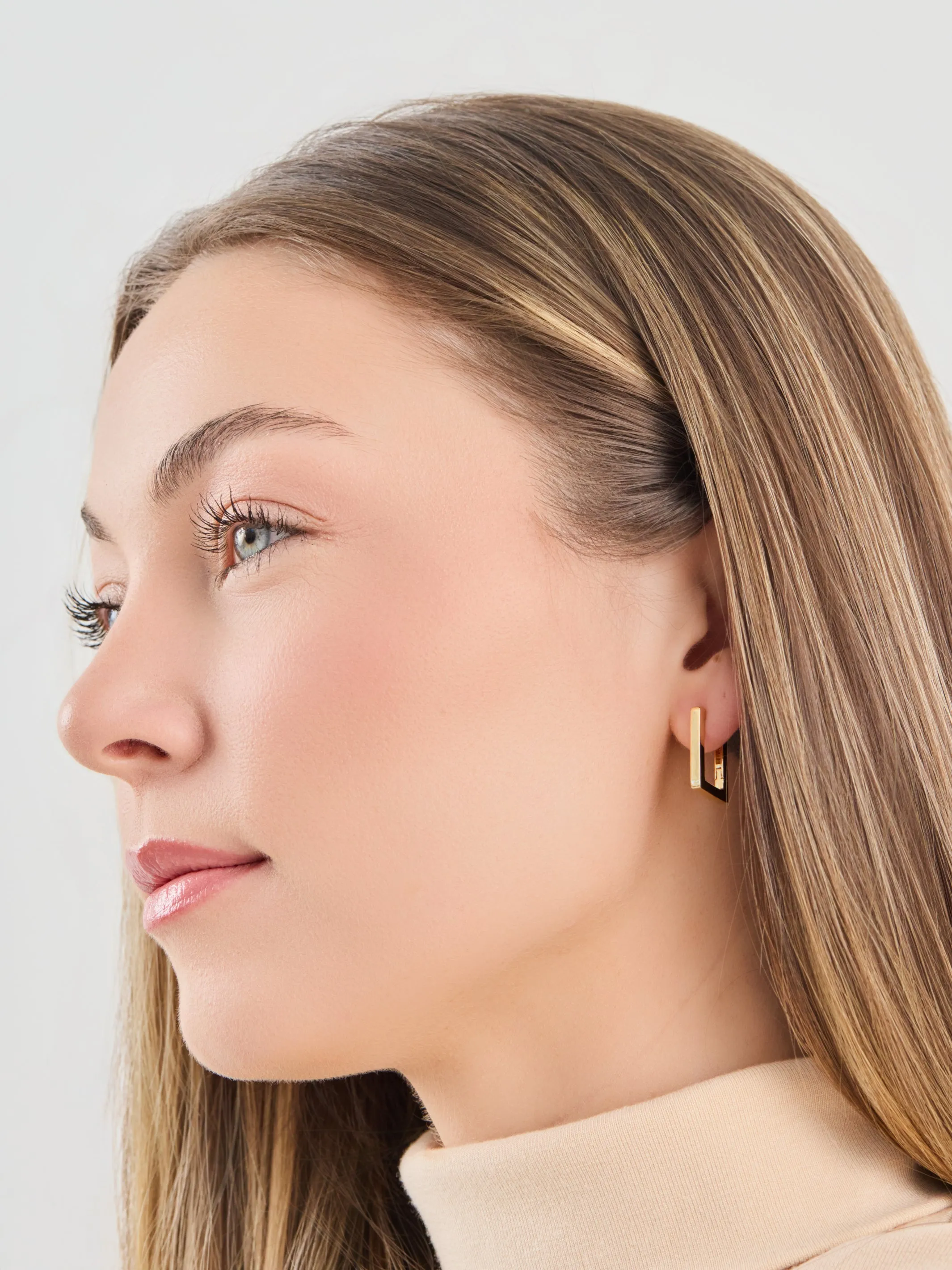 Hayes Huggie Earrings sold by Michelle McDowell product image thumbnail 2