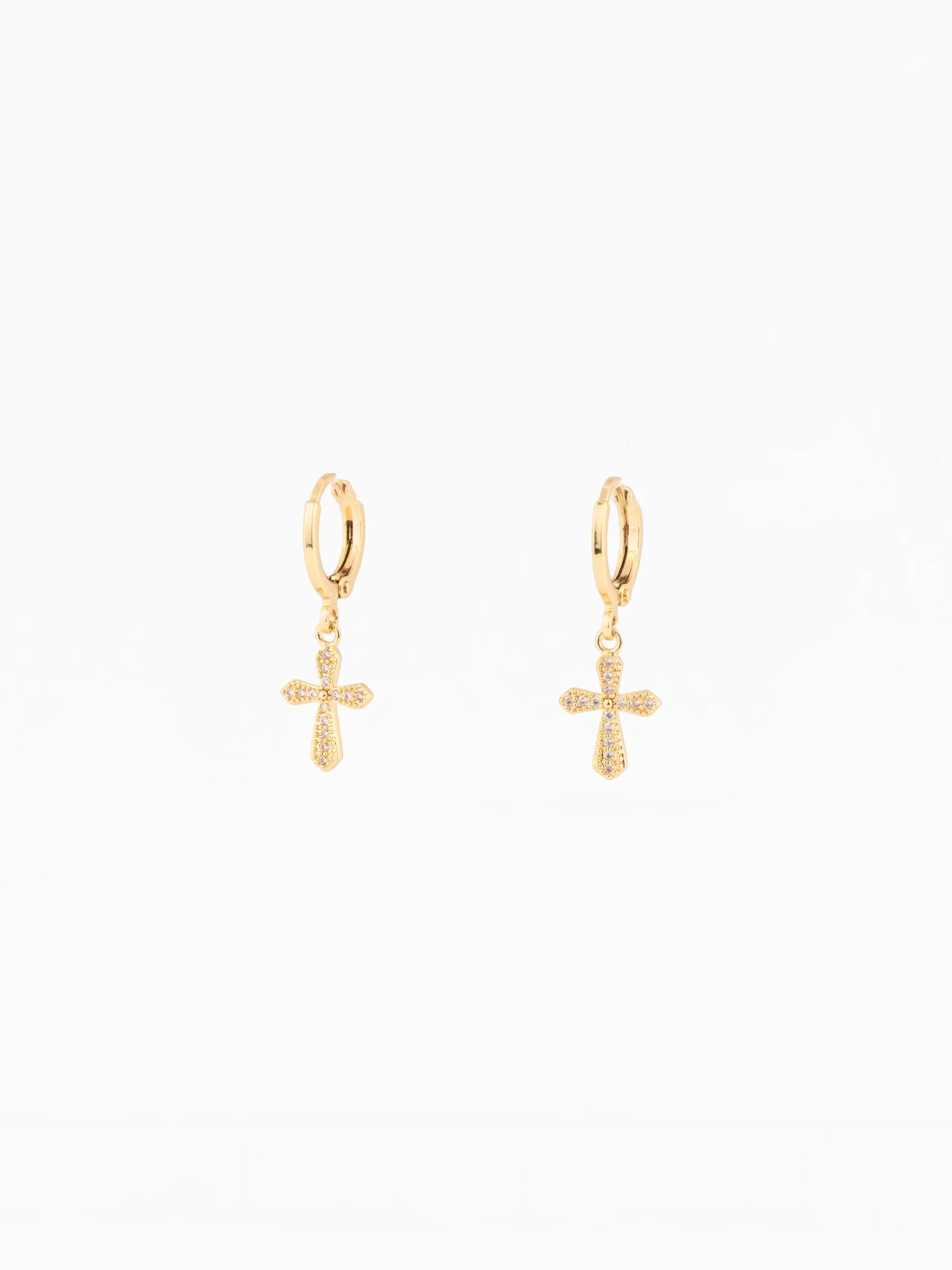 Yara Cross Earrings sold by Michelle McDowell