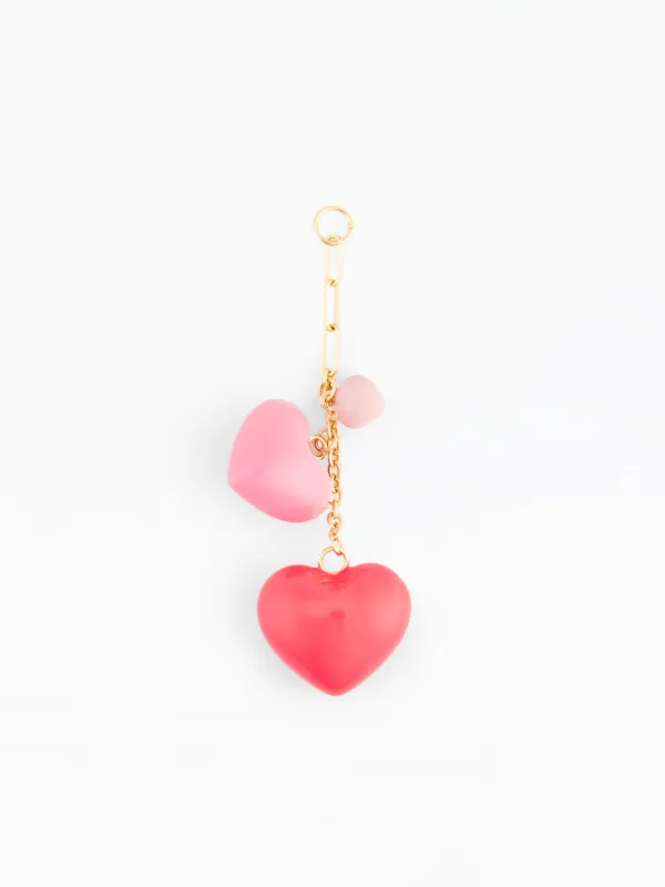 Bag Charm | Bubble Hearts made by Michelle McDowell