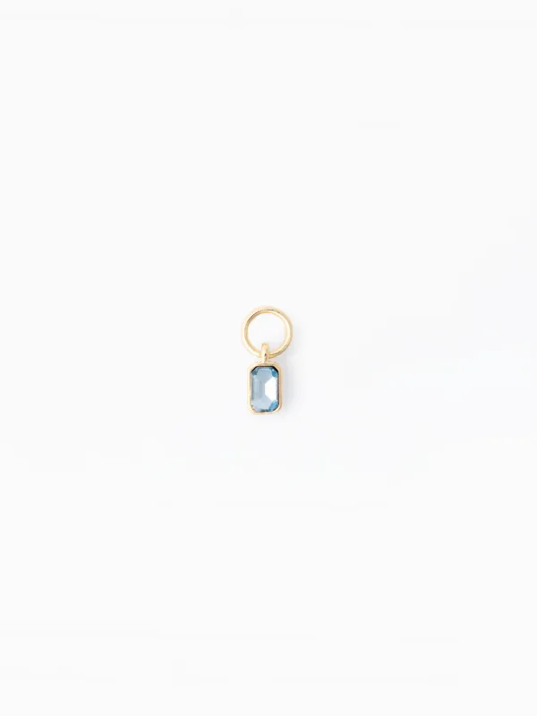 Claire Charm | Aquamarine made by Michelle McDowell