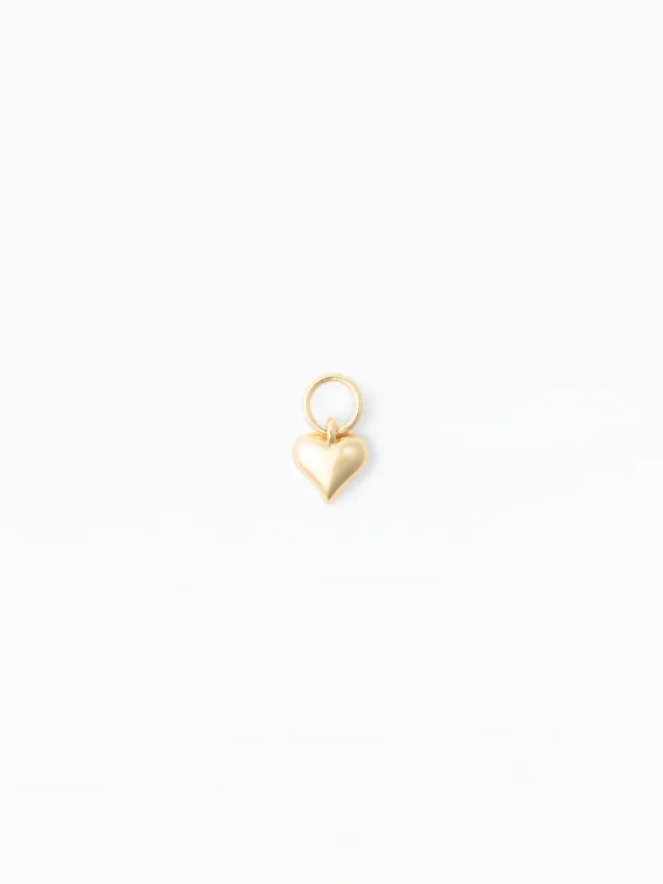 Claire Charm | Gold Heart made by Michelle McDowell