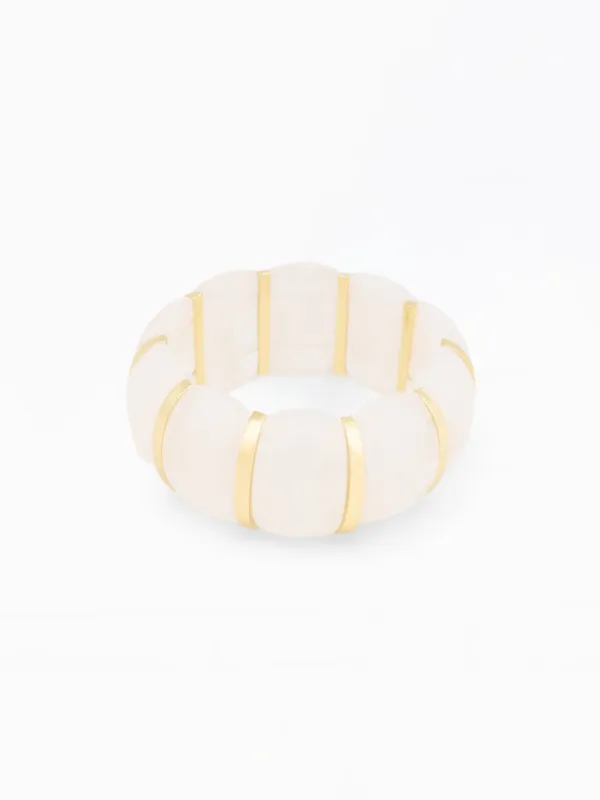 Talia Bracelet | White made by Michelle McDowell