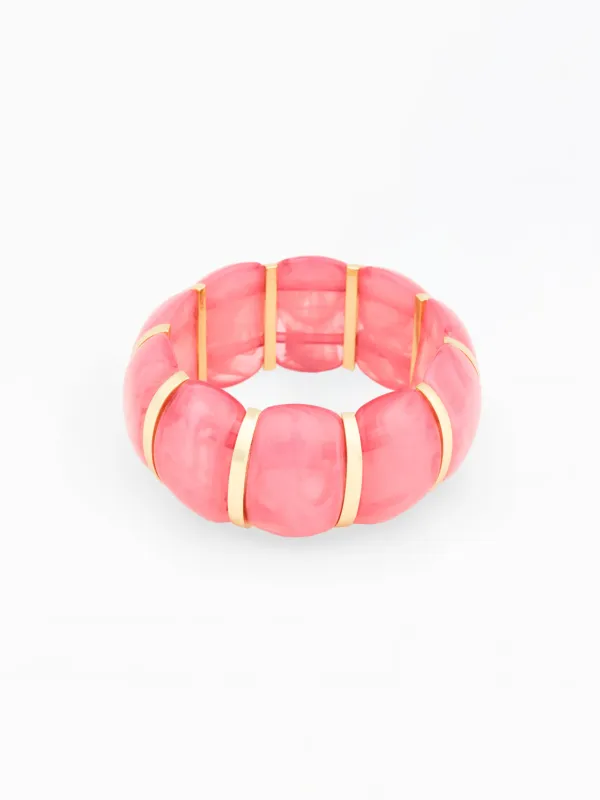 Talia Bracelet | Pink made by Michelle McDowell
