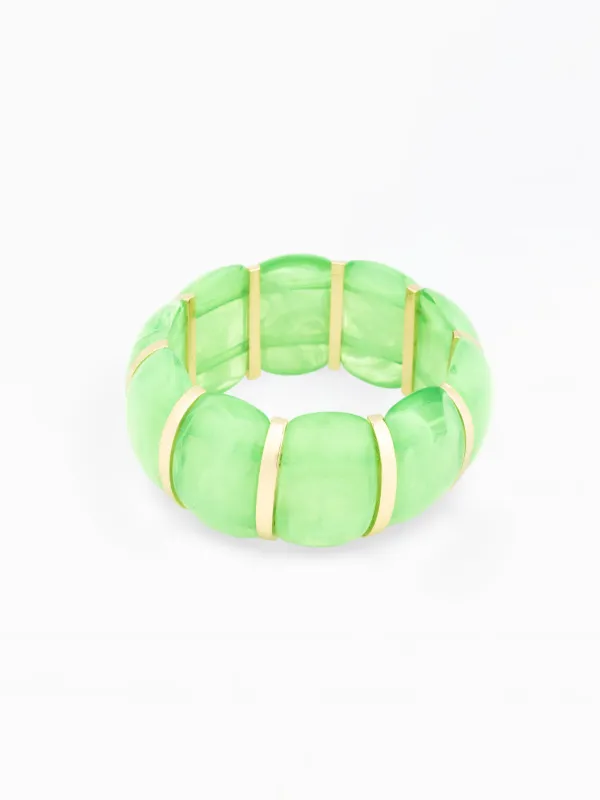 Talia Bracelet | Lime made by Michelle McDowell