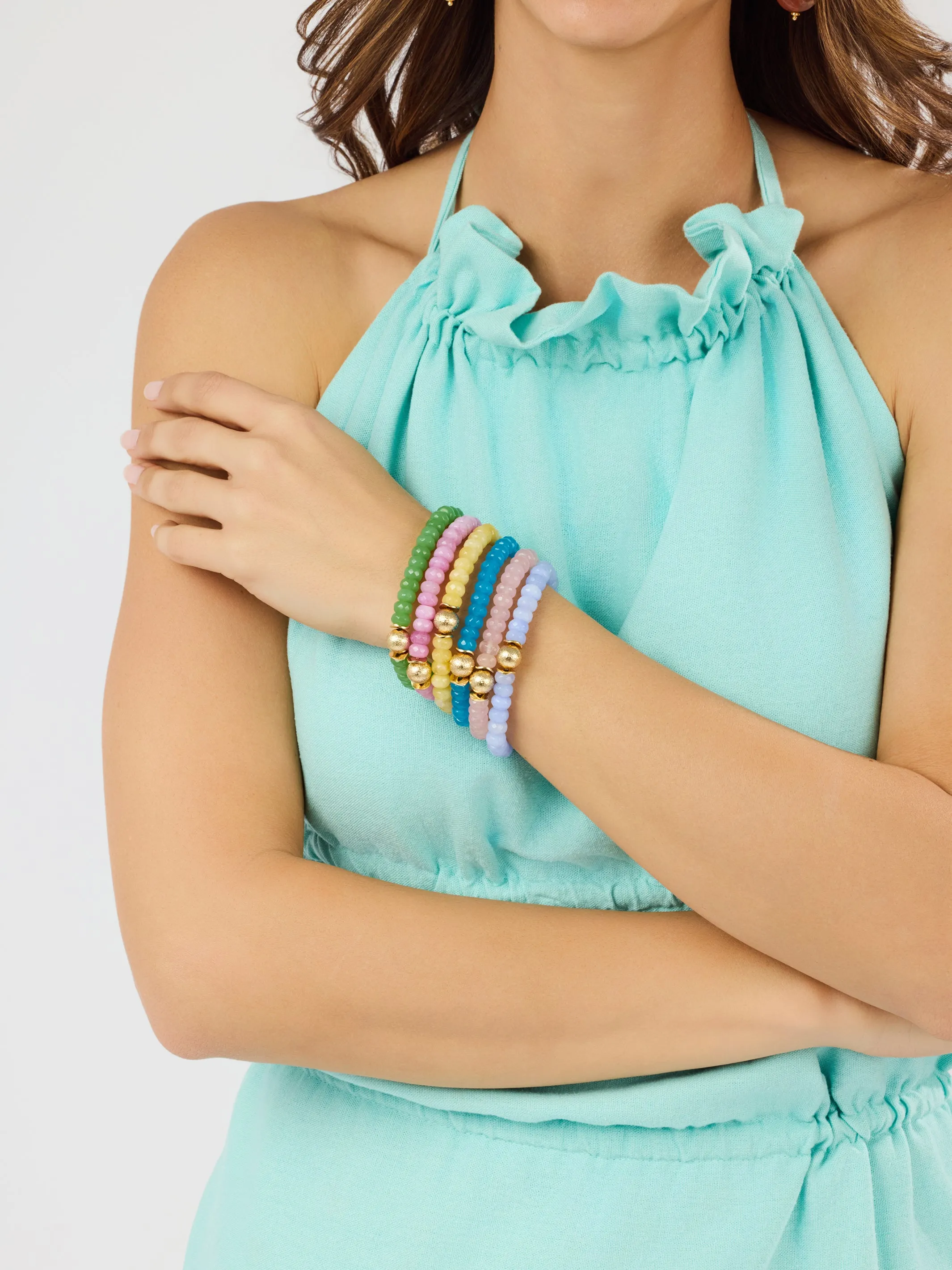 Paloma Beaded Bracelet | Blush sold by Michelle McDowell product image thumbnail 2