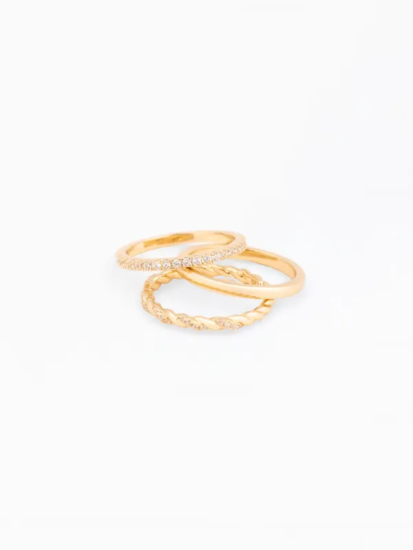 Mara Rings | Set of 3 made by Michelle McDowell