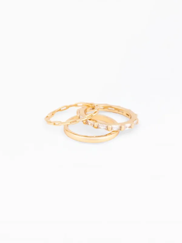 Georgia Rings | Set of 3 made by Michelle McDowell