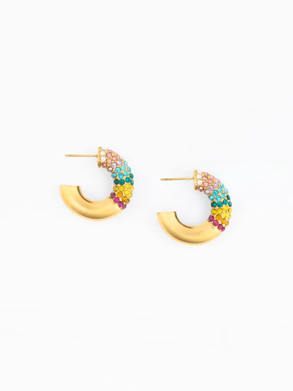 Etta Hoop Earrings made by Michelle McDowell