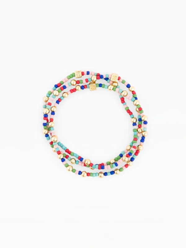 Vivienne Beaded Bracelets | Multi - Set of 3 made by Michelle McDowell