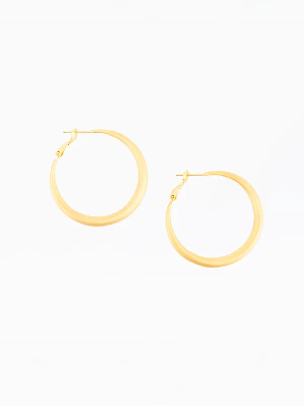 Wren Hoop Earrings made by Michelle McDowell