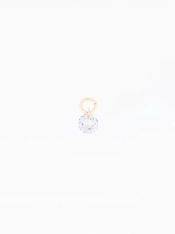 Claire Charm | Glass Stone made by Michelle McDowell