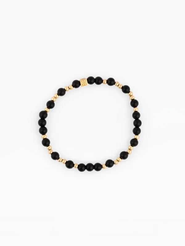 Macy Waterproof Bracelet | Obsidian made by Michelle McDowell