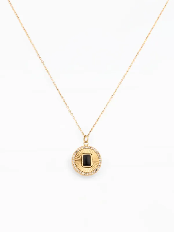 Louise Waterproof Necklace | Obdsidian made by Michelle McDowell