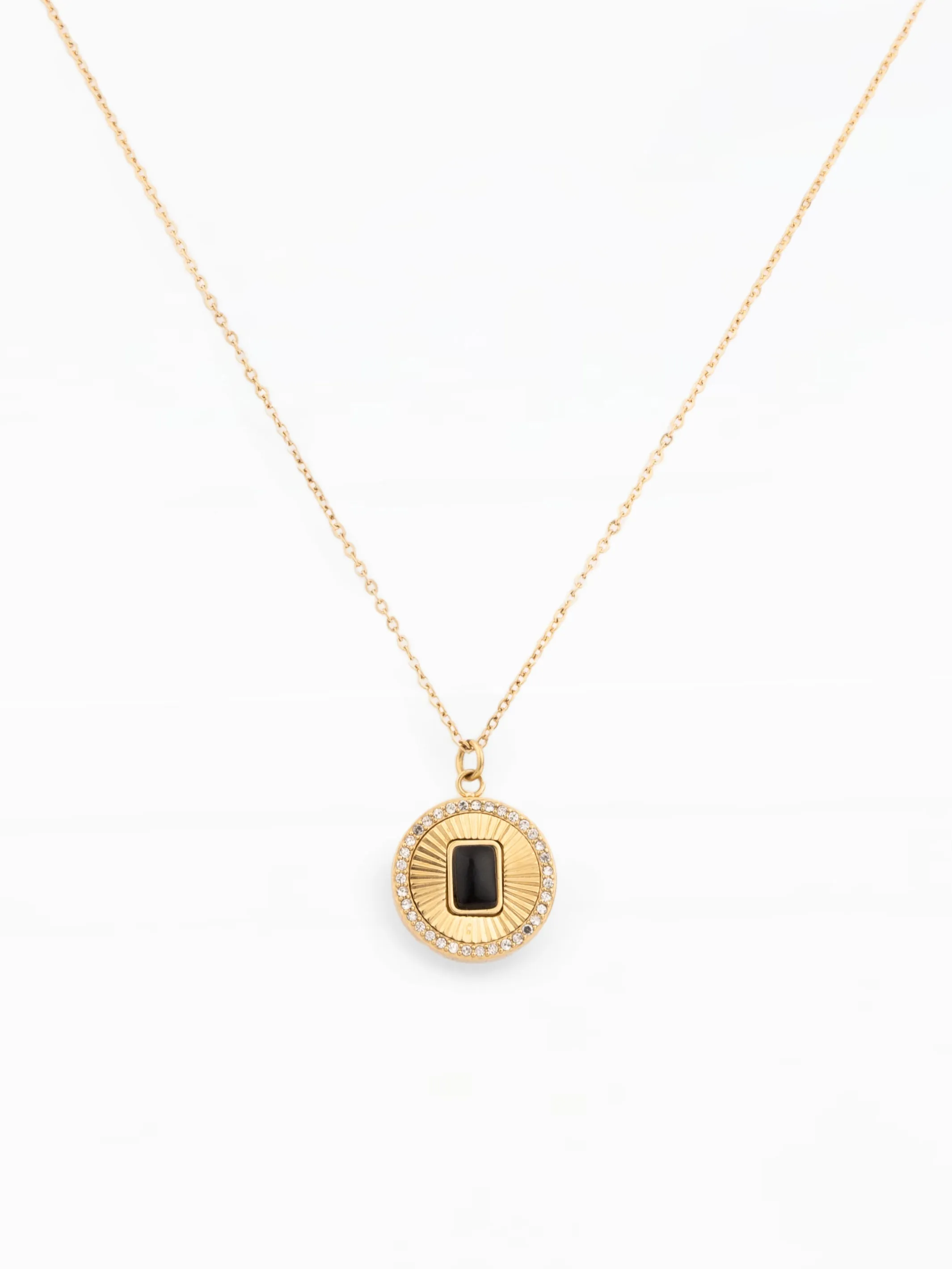 Louise Waterproof Necklace | Obdsidian sold by Michelle McDowell