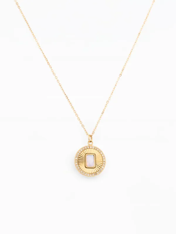 Louise Waterproof Necklace | Opalite made by Michelle McDowell