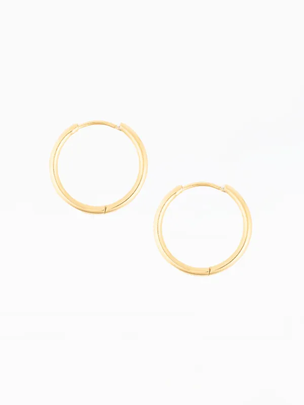 Amelia Waterproof Hoop Earrings | Medium made by Michelle McDowell