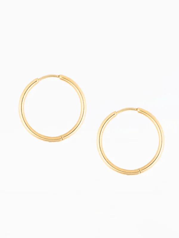 Amelia Waterproof Hoop Earrings | Large made by Michelle McDowell