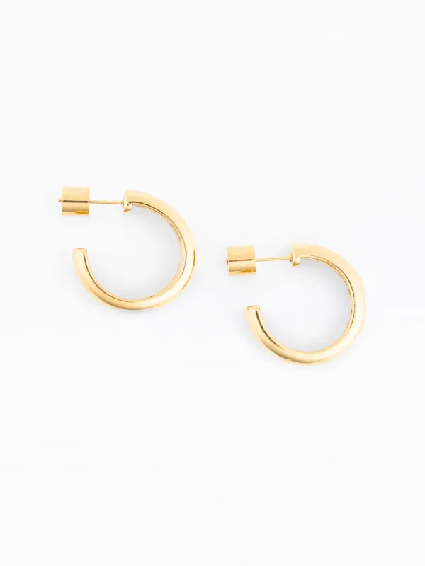 Hannah Waterproof Hoop Earrings made by Michelle McDowell
