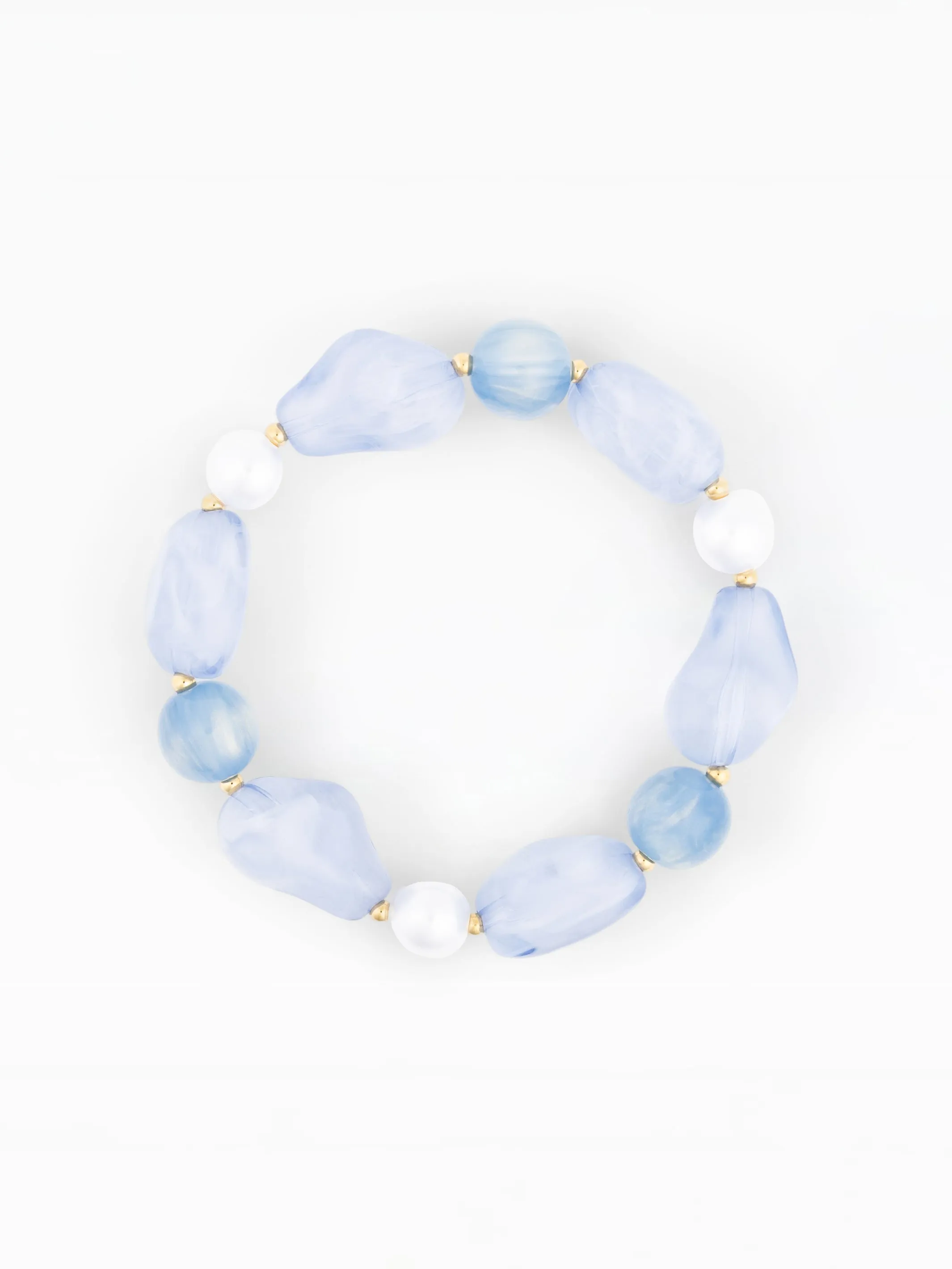 Zoe Beaded Bracelet | Blue sold by Michelle McDowell