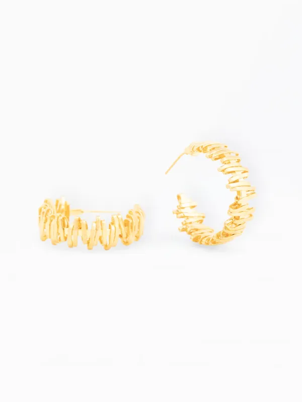 Briley Hoop Earrings made by Michelle McDowell
