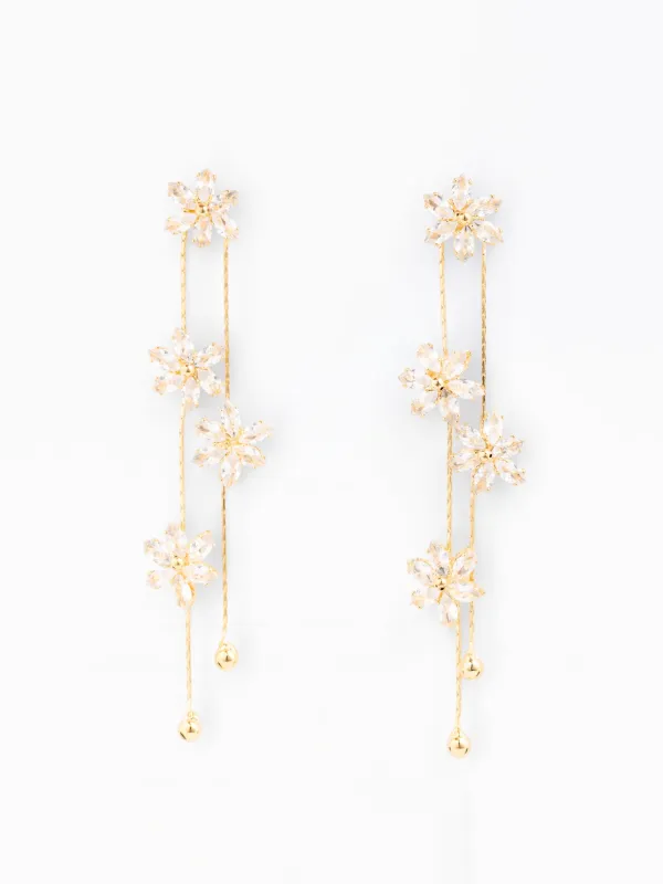 Bailey Flower Dangle Earrings made by Michelle McDowell