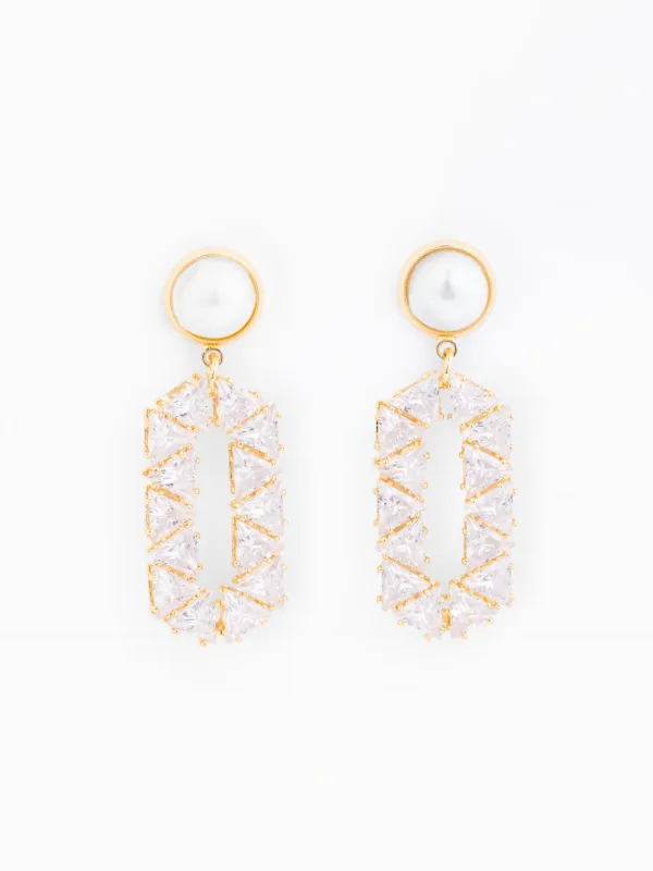 Nadia Dangle Earrings made by Michelle McDowell