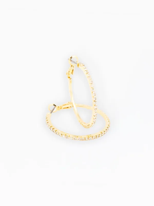 Baylor Hoop Earrings made by Michelle McDowell