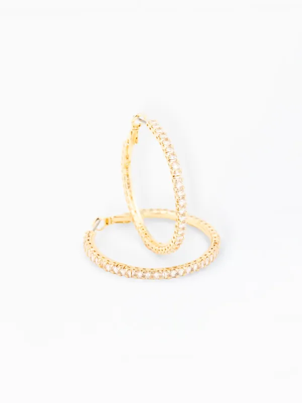 Harlow Hoop Earrings made by Michelle McDowell