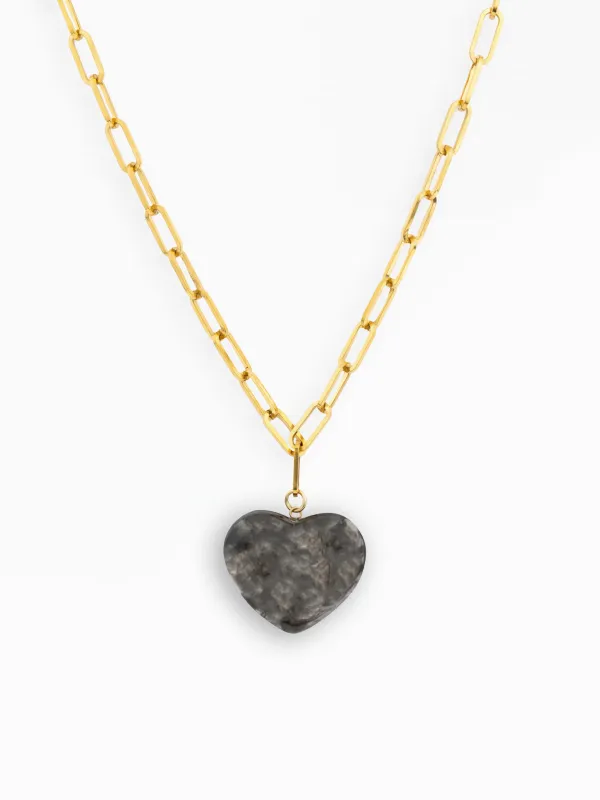 Natalia Pendant Necklace | Gray made by Michelle McDowell