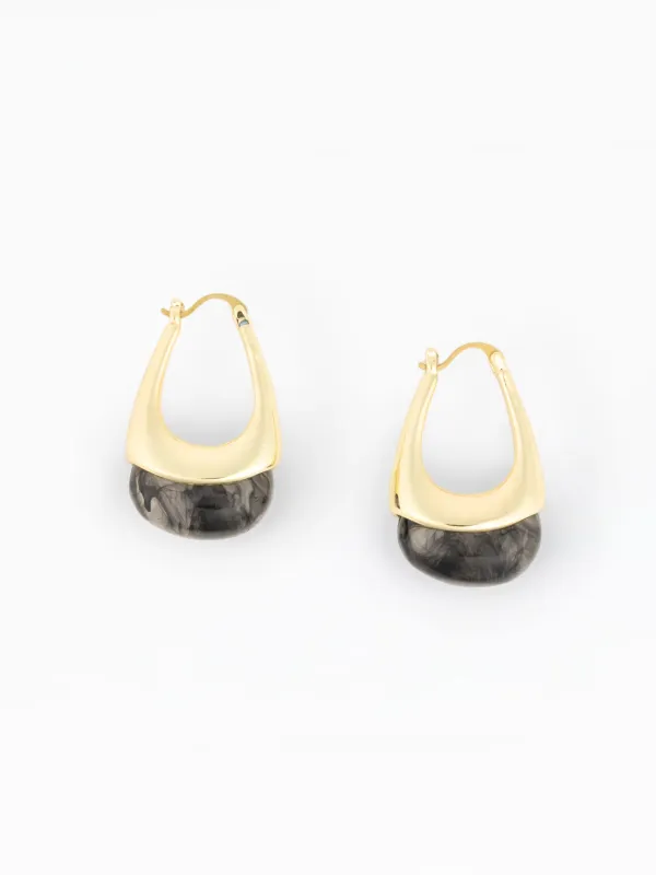 Talia Earrings | Gray made by Michelle McDowell