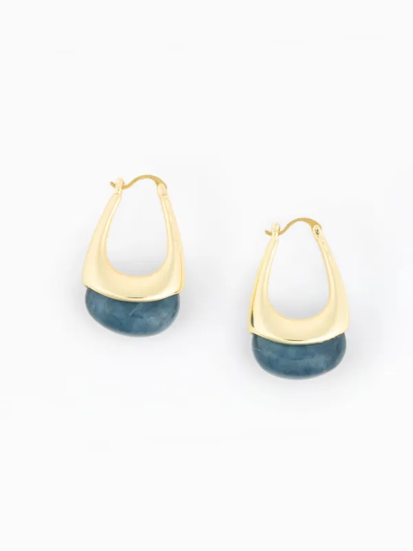 Talia Earrings | Teal made by Michelle McDowell