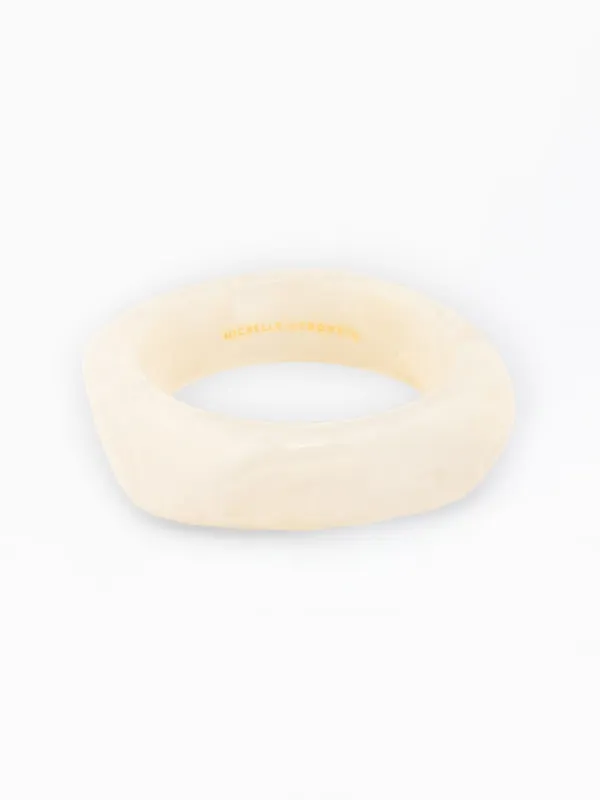 Tillie Bangle Bracelet | Cream made by Michelle McDowell