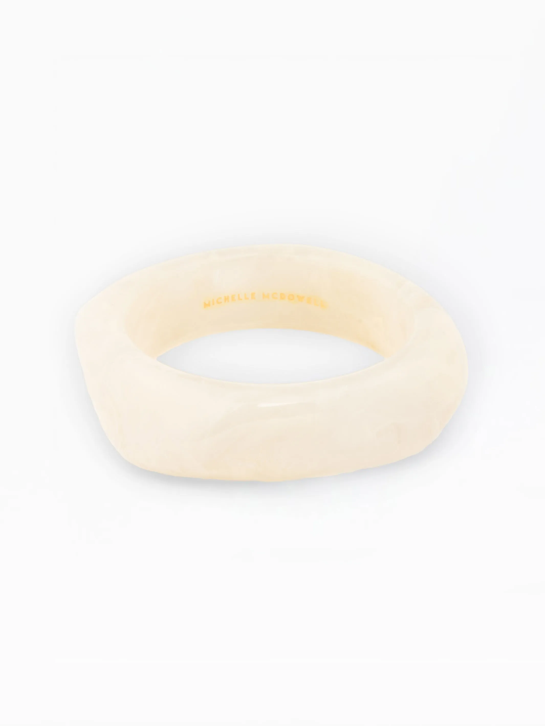 Tillie Bangle Bracelet | Cream sold by Michelle McDowell